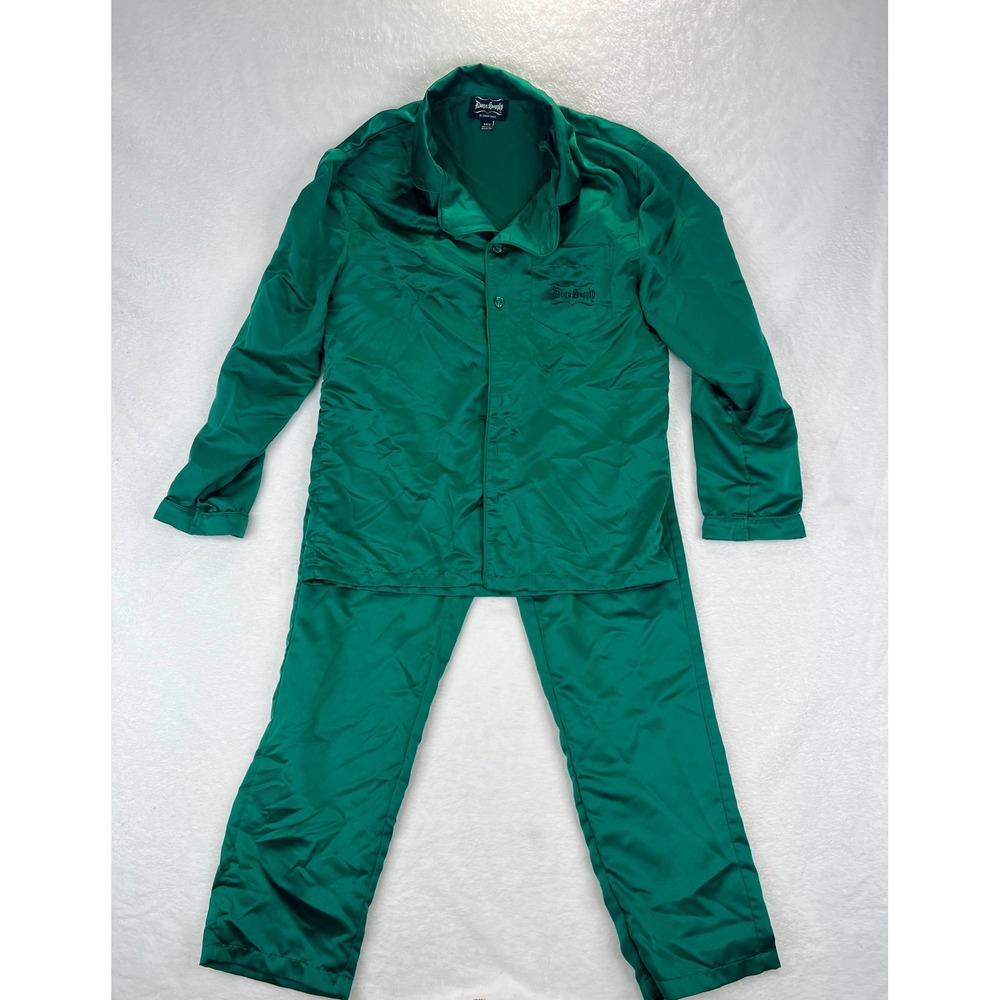 Dogg Supply By Snoop Dogg 2 Piece Sleep Set Men's Small Satin Pajama Top & Pants